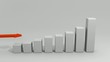 Growing sales concept