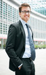 Outdoor businessman