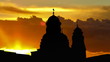 Moldova Capriana monastery sunrise