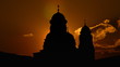 Moldova Capriana monastery sunset