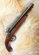 Vintage large-bore pistol. British colonial weapon.