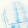 Abstract watercolor painting with collage paper texture