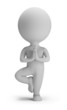 3d small people - yoga