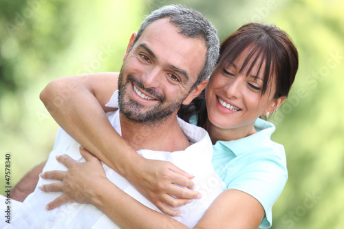 Photo: Portrait of a happy couple Portrait of a happy couple