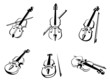 Classical violins instruments