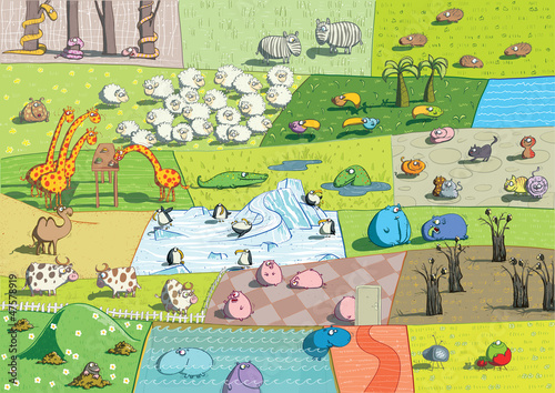 Vector: ZOO Landscape ZOO Landscape