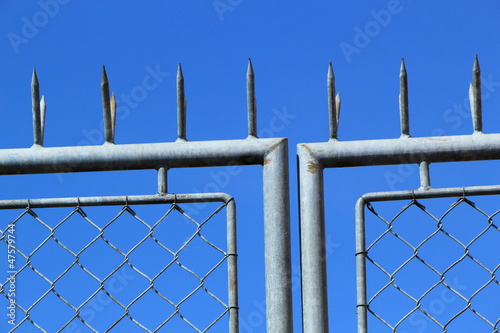 Photo: Close up of fence Close up of fence
