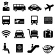 Airport and air travel icons