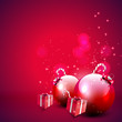 Red Christmas background