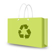Green recycle shopping bag