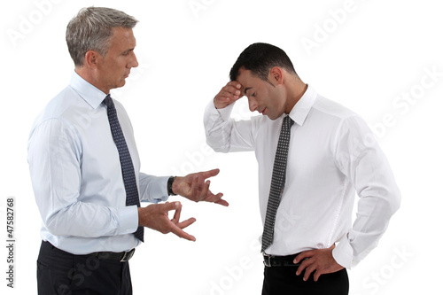 Photo: businessmen quarreling businessmen quarreling