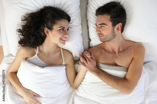 Photo: Couple in bed Couple in bed