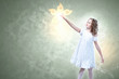 Child with magic light
