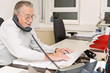Grandpa in the Office