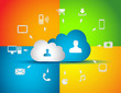 Cloud Computing concept background