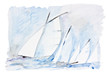 Illustration: Sails in the sea Sails in the sea