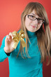 Photo: girl with bow girl with bow
