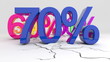 Vidéo : Animation of color discount. Animation of color discount.