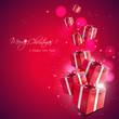 Christmas gifts - vector background