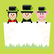 Ladybeetle, Chimney Sweep & Pig Label Dots Retro