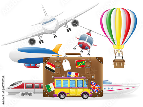 Vector: old suitcase for travel and transportation for travel vector ill old suitcase for travel and transportation for travel vector ill