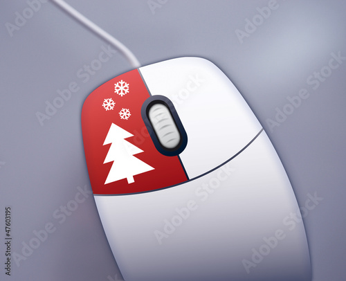 Illustration: Weihnachtszeit - Frohe Weihnachten - Maustaste Weihnachtszeit - Frohe Weihnachten - Maustaste