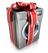 washer with ribbon