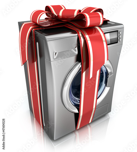 Illustration: washer with ribbon washer with ribbon