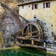 View of an ancient mill