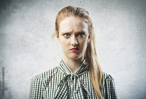 Photo: Irritated Girl Irritated Girl