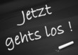 Tafel - jetzt gehts los