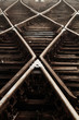 Railway in fog