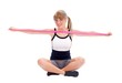 Girl exercising
