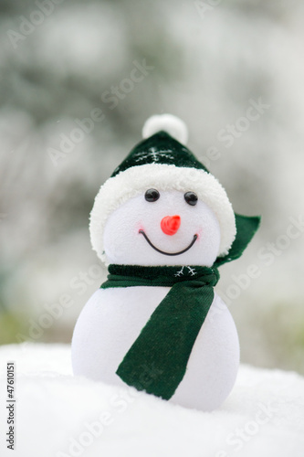 Photo: Snowman outdoor Snowman outdoor