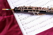 Oboe auf Noten