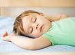Cute little boy is sleeping