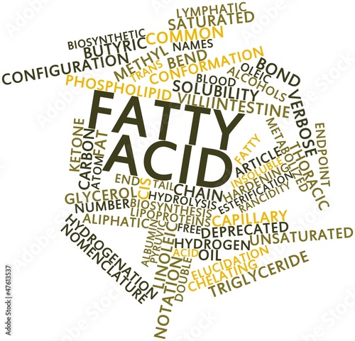 Illustration: Word cloud for Fatty acid Word cloud for Fatty acid