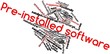 Word cloud for Pre-installed software