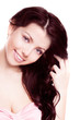 beautiful brunette woman