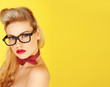 Glamorous retro woman