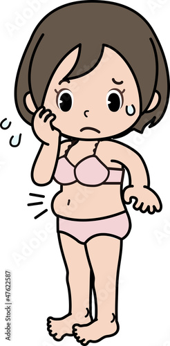 Photo: 便秘の女性 便秘の女性