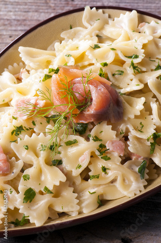 Photo: farfallette al salmone farfallette al salmone