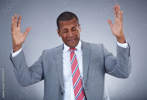 Photo: Glad businessman Glad businessman