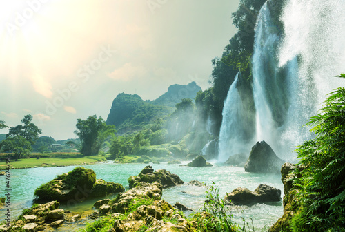 Photo: Waterfall in Vietnam Waterfall in Vietnam
