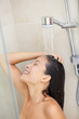 Photo: Washing hair - shower woman Washing hair - shower woman
