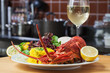 Lobster close up