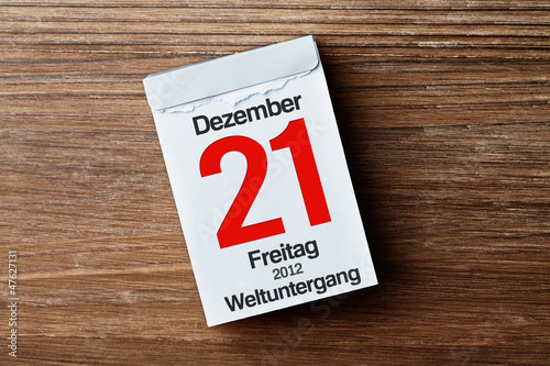 Photo: Kalender - Weltuntergang 2012 Kalender - Weltuntergang 2012