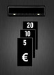 insert euro coins