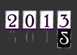 Nouvel an 2013 - Calendrier Fond Saint Sylvestre