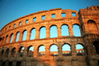 Ancient Roman Amphitheater. Pula, Croatia